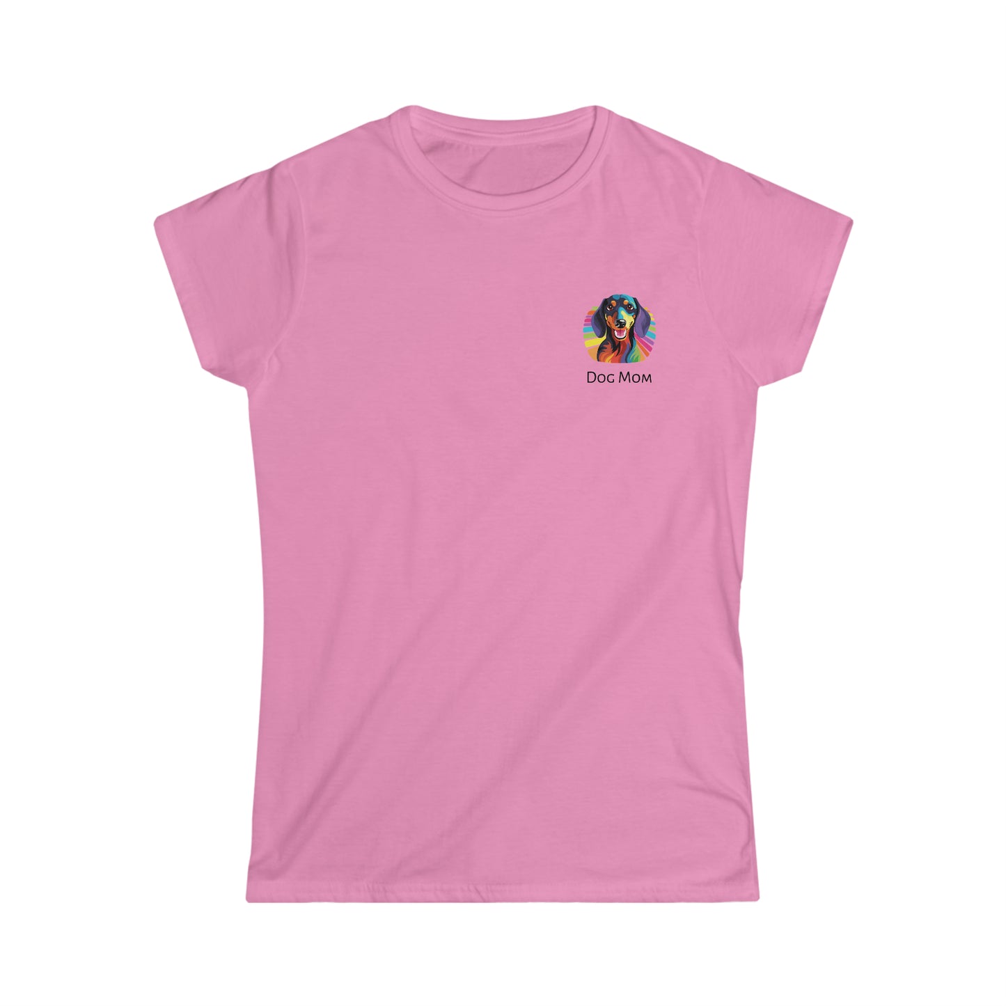 Women's Dachshund Dog Mom Soft Style T-Shirt