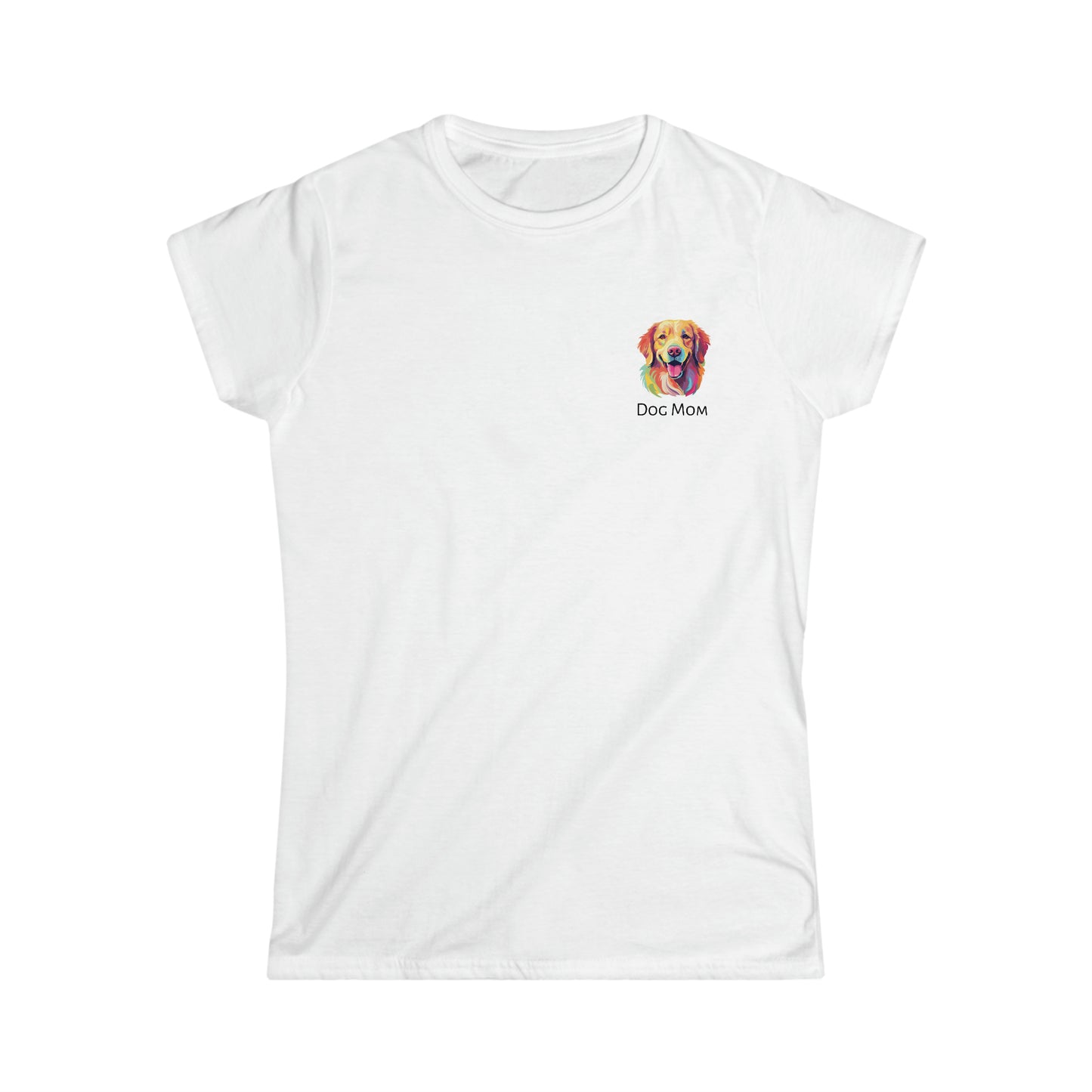 Women's Golden Retriever Dog Mom Soft Style T-Shirt