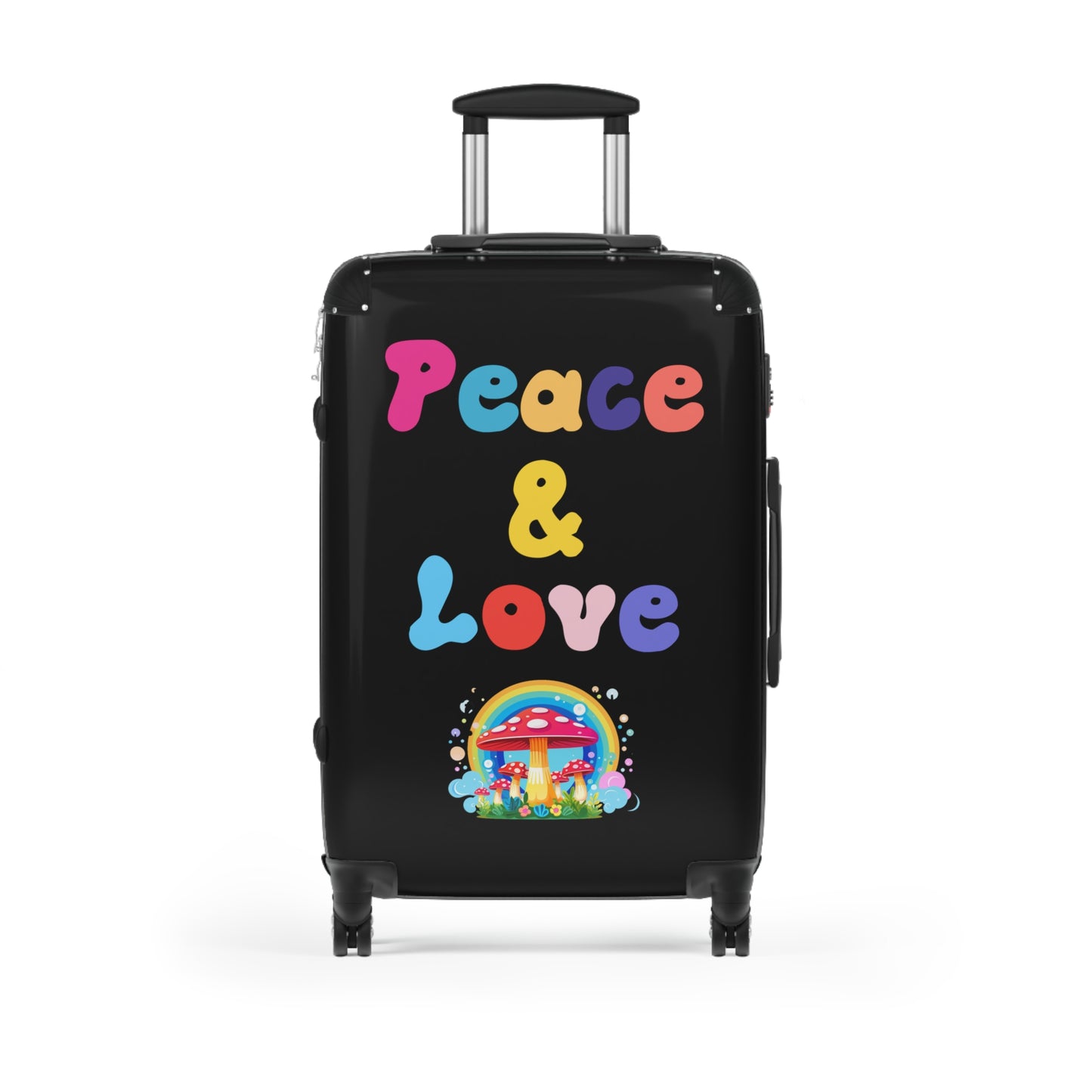 Peace and Love Mushroom Suitcase