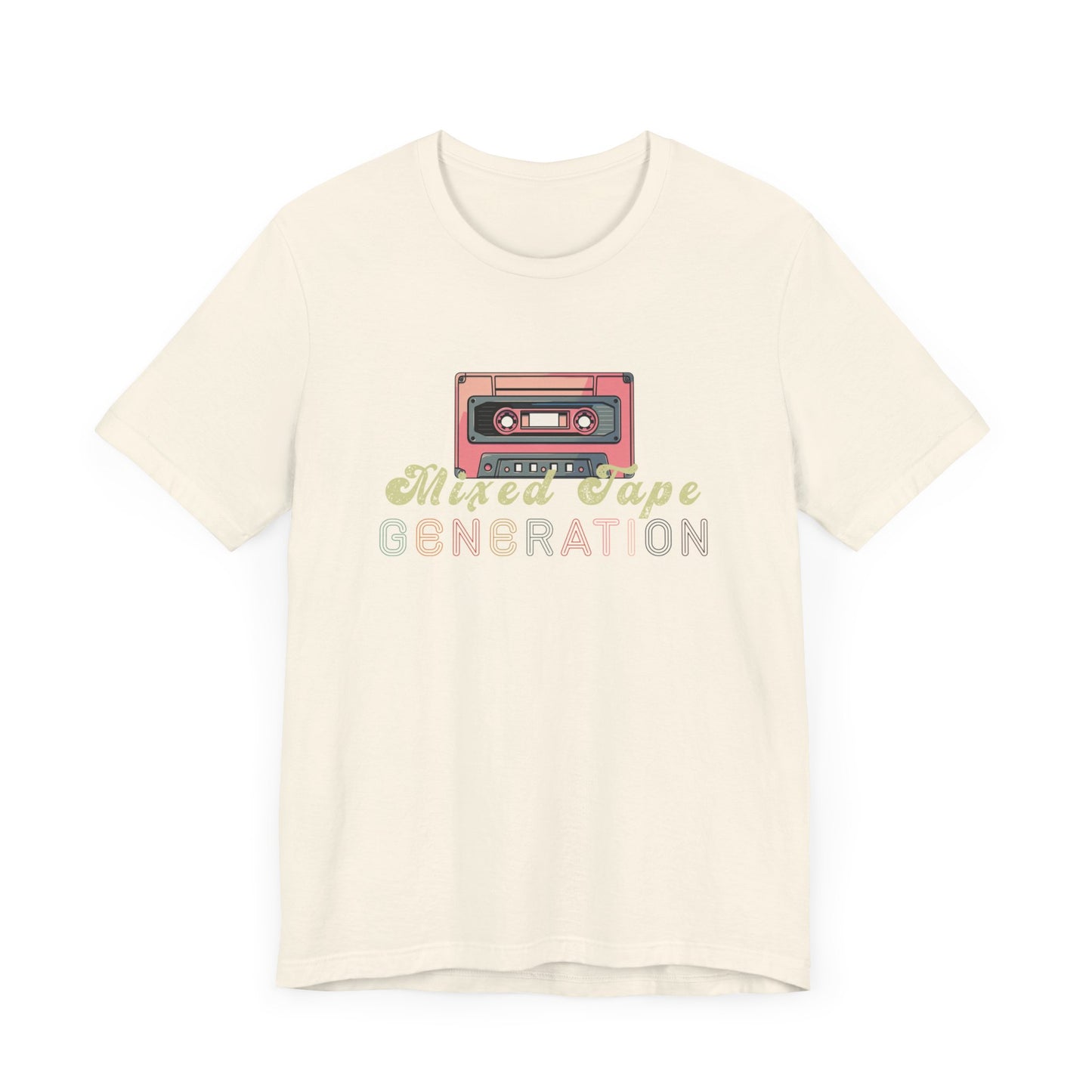 "Mixed Tape Generation" Unisex Jersey Short Sleeve Tee