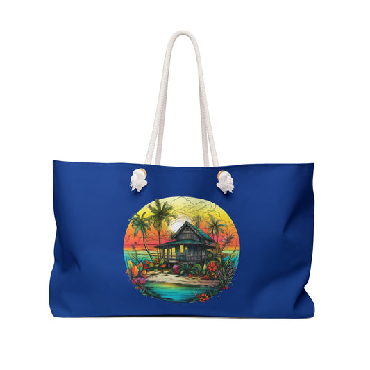 Blue Beach Shack Travel Weekender Bag
