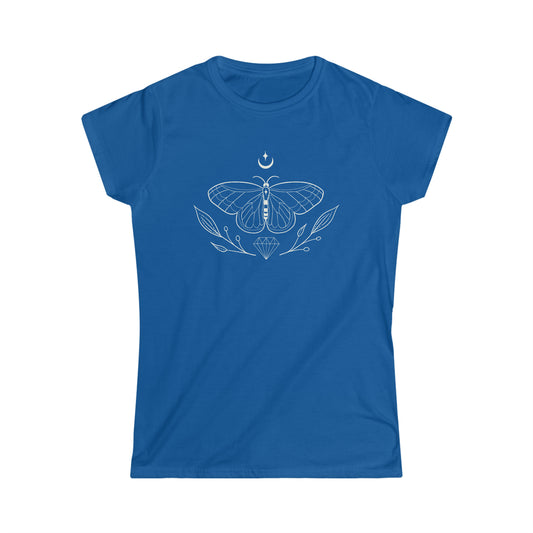 Women's Butterfly Moon Softstyle T-shirt
