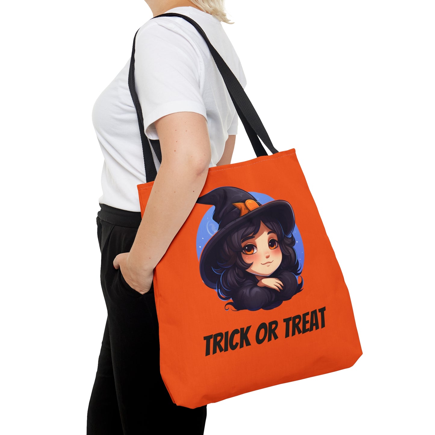 Little Witch Trick or Treat Tote Bag