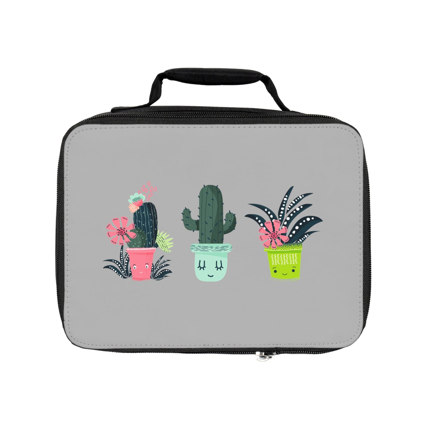 Cactus Zipper Storage/Lunch Bag