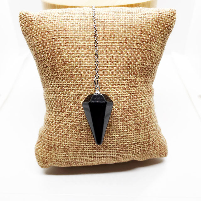 Little Black Obsidian Pendulum