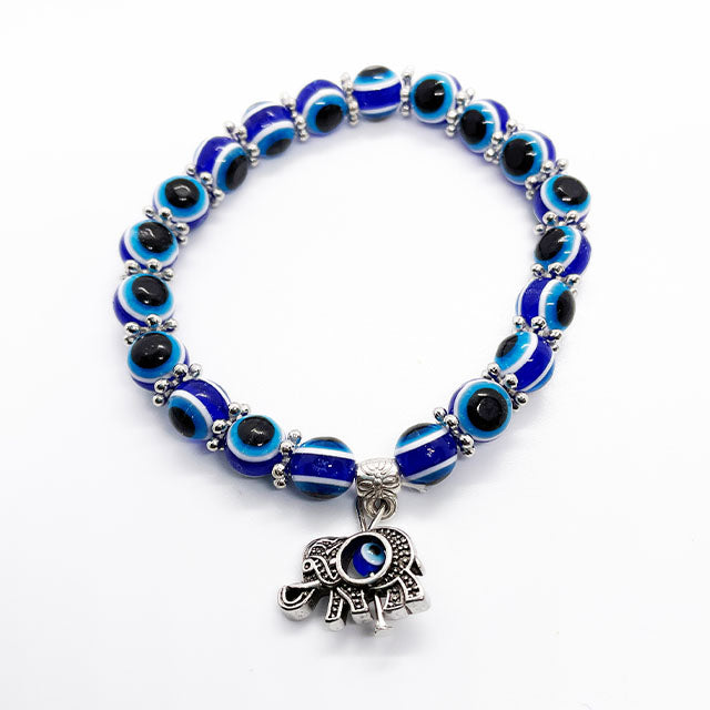 Lucky Elephant Evil Eye Bracelet