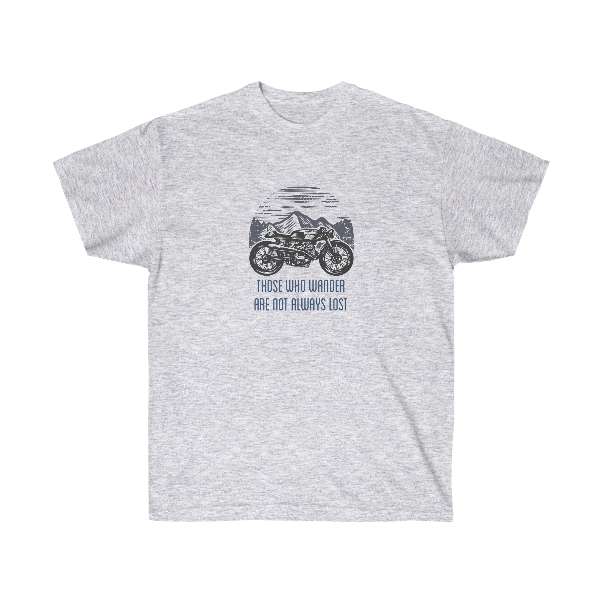 Men's "Those Who Wander" Positive Motorcycle T-Shirt