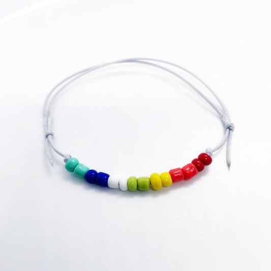 Rainbow Glass Pride Bracelet