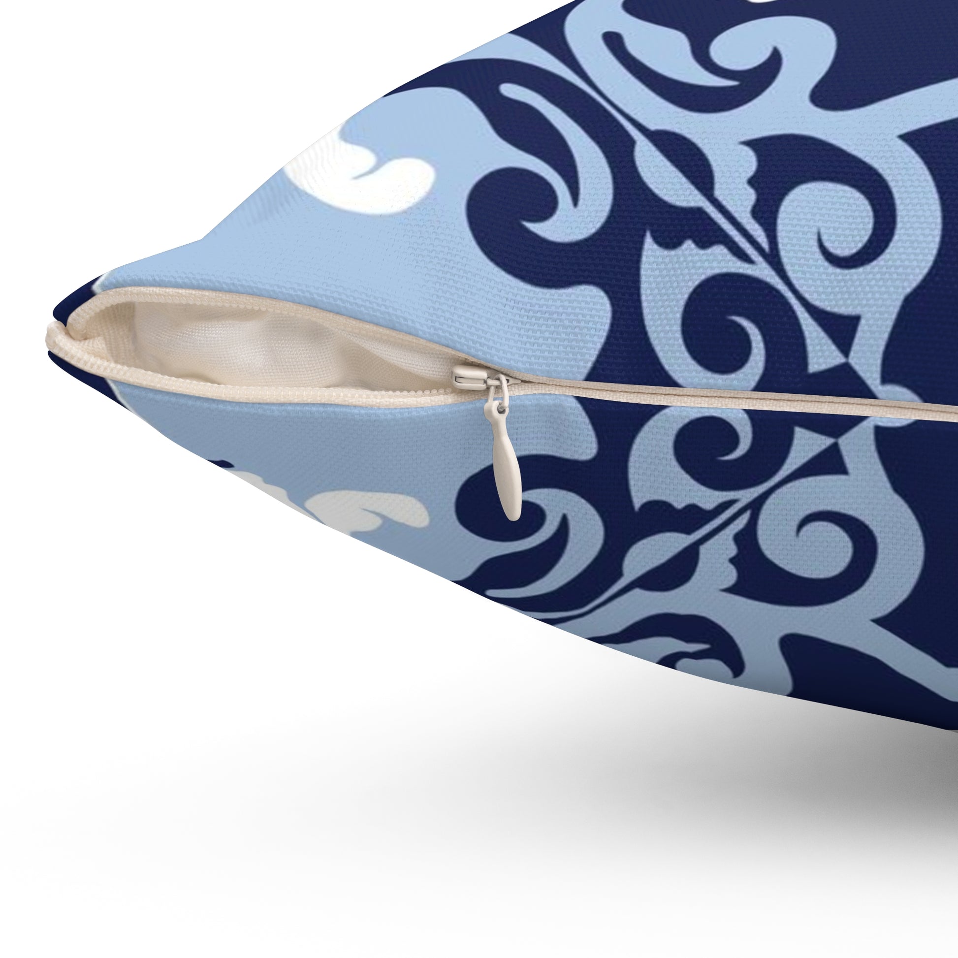 Greek Islands Deep Blue Decorative Pillow Cover