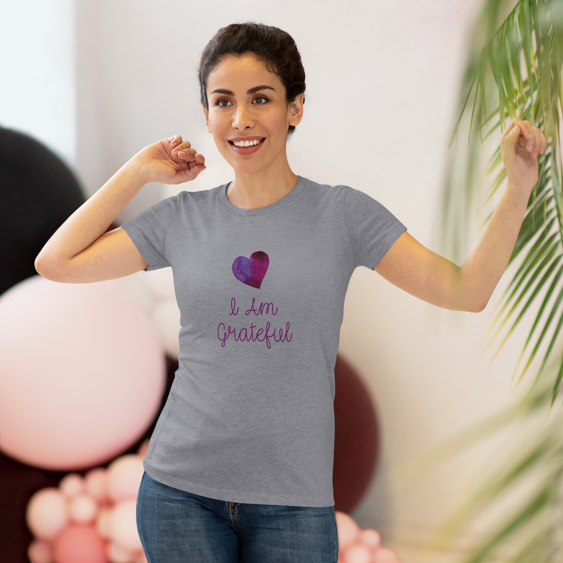 Women's "I Am Grateful" Positive T-Shirt