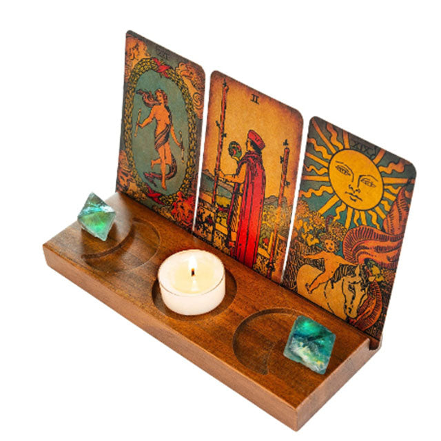 Wooden Tarot Card Stand