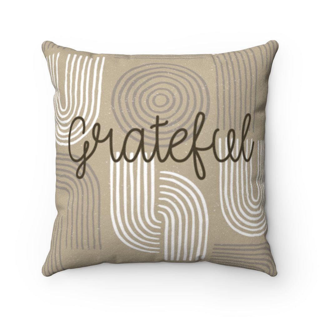 Grateful Zen Decorative Pillow Cover