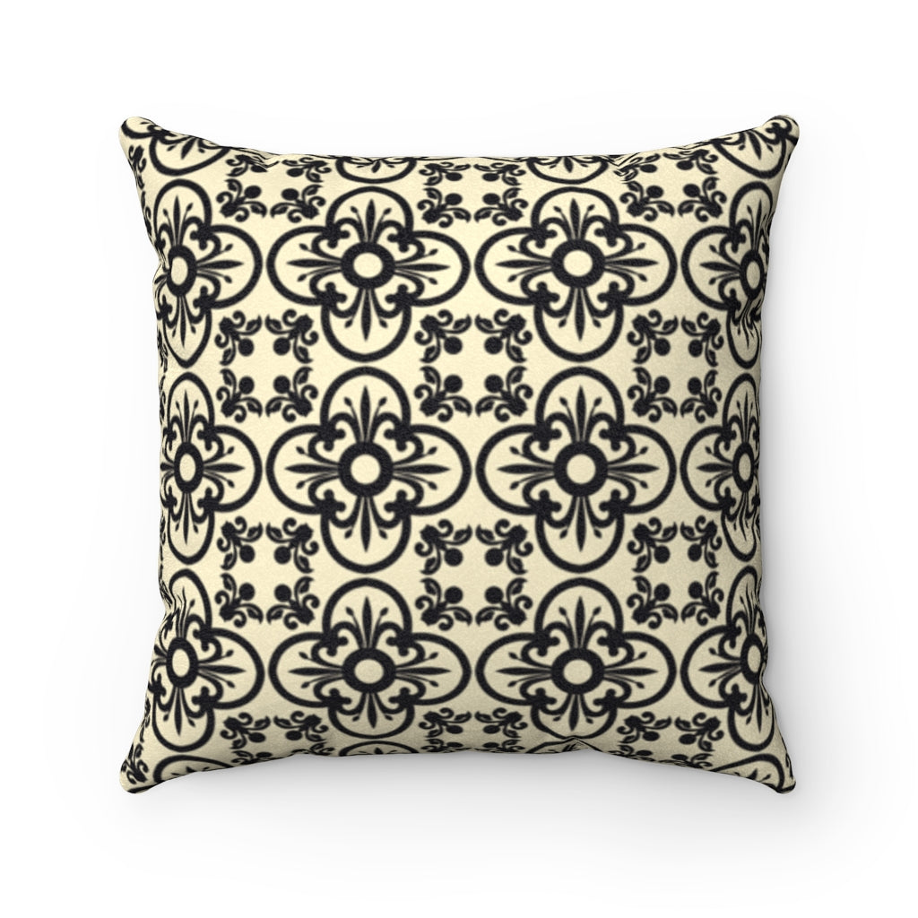 Moroccan Soft Yellow Decorative Pillow Cover