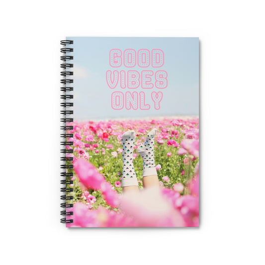 Good Vibes Only Positive Spiral Notebook