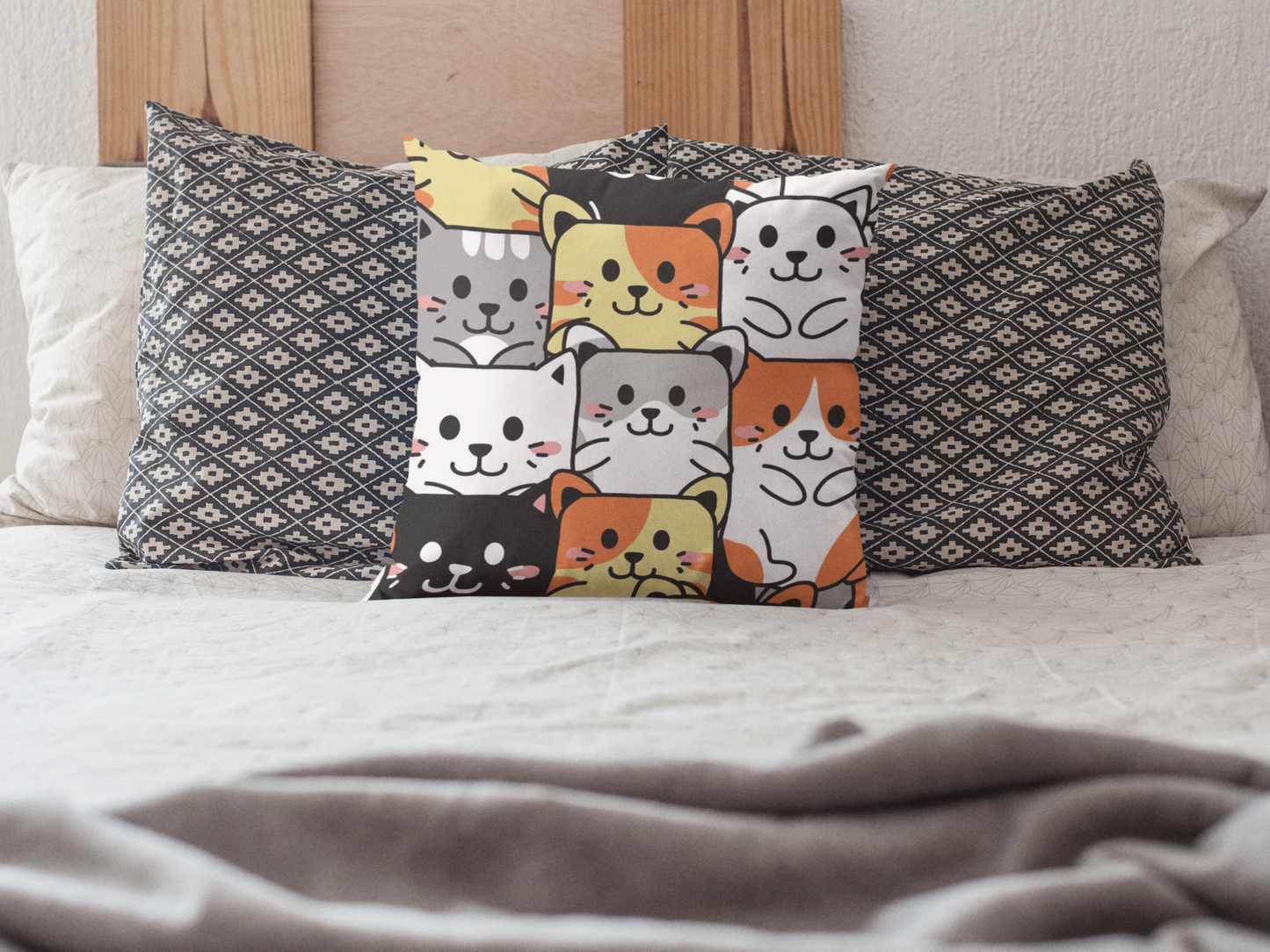 Snuggly Cats Decorative Pillow Cover