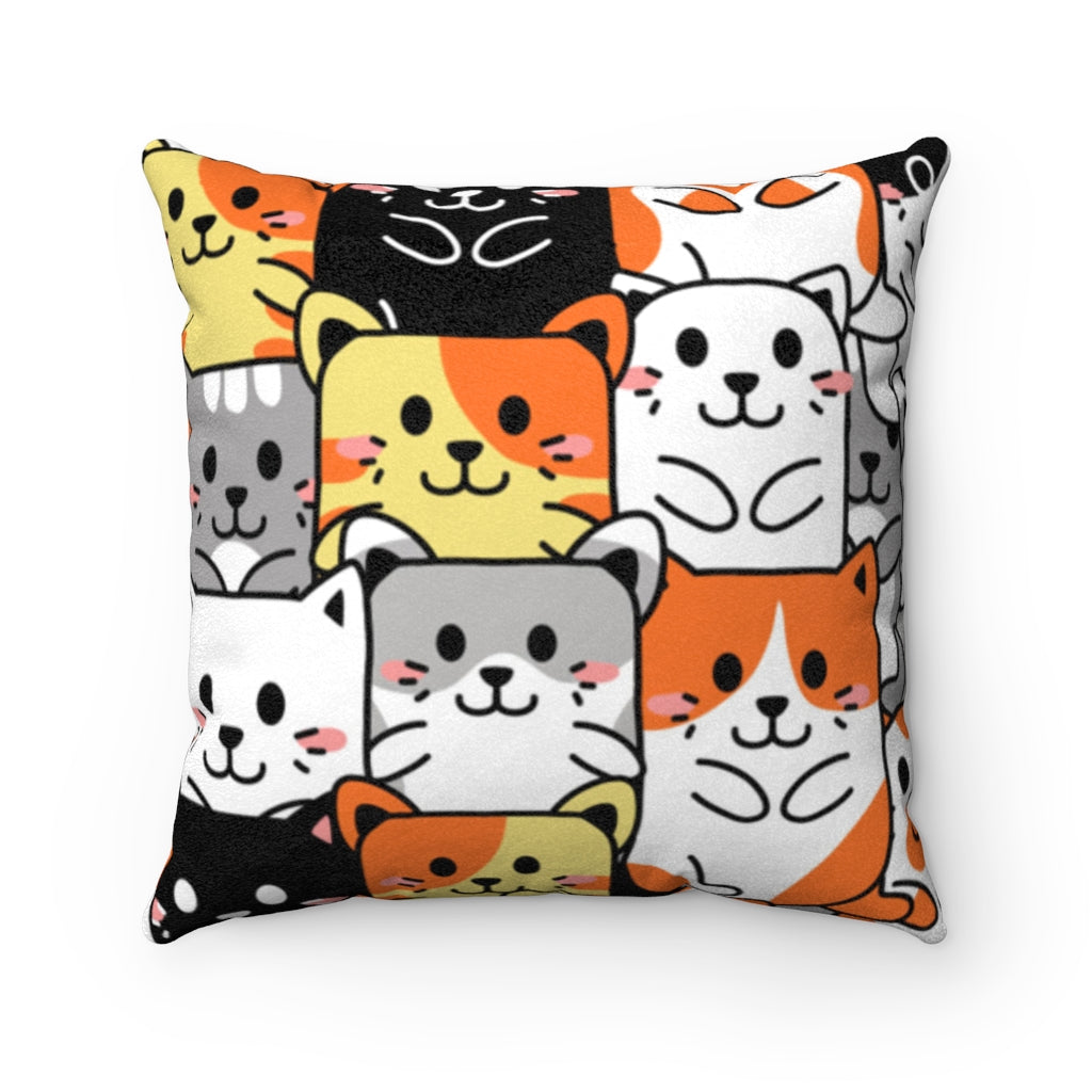 Snuggly Cats Decorative Pillow Cover