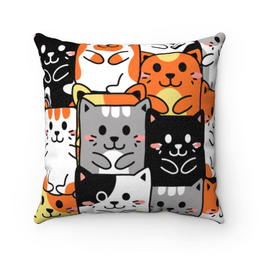 Snuggly Cats Decorative Pillow Cover